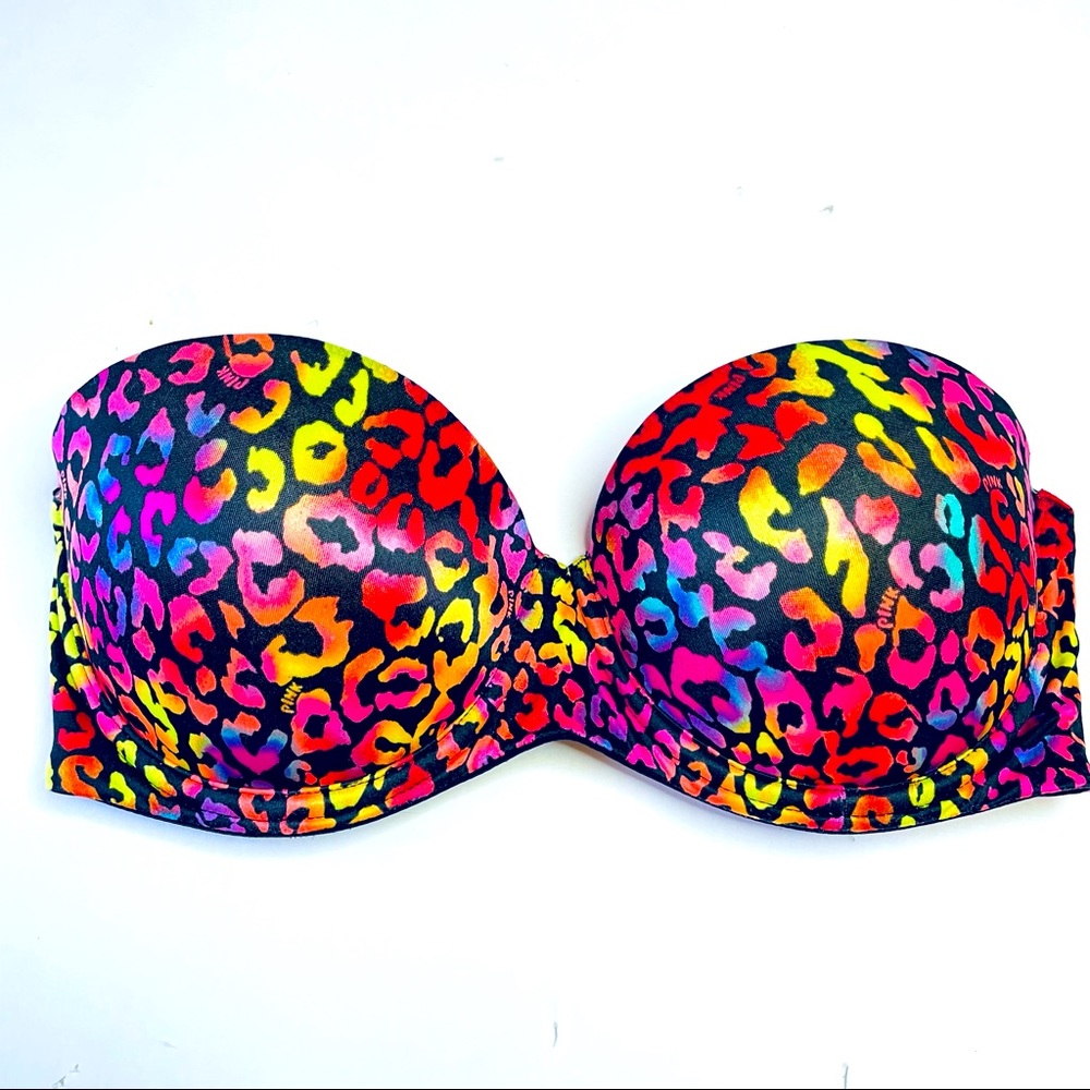 Pink | Multi-way oush-up strapless bra